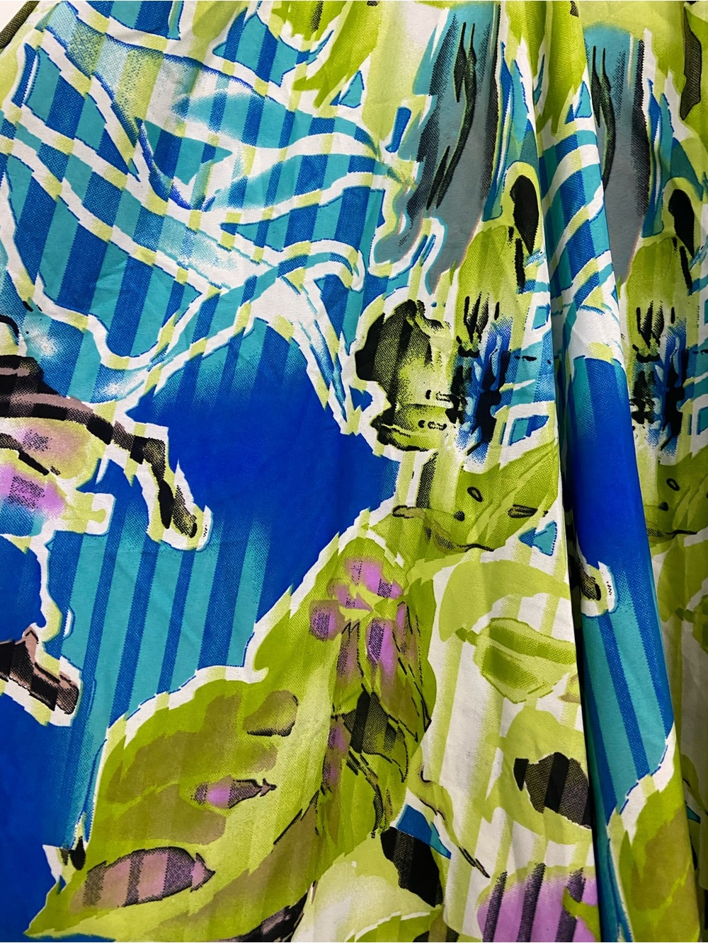 SPENSE Colorful Abstract Print Maxi Skirt - Picture 4 of 10